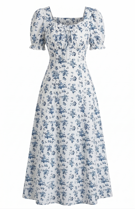 Provence Floral Summer/Spring Dress