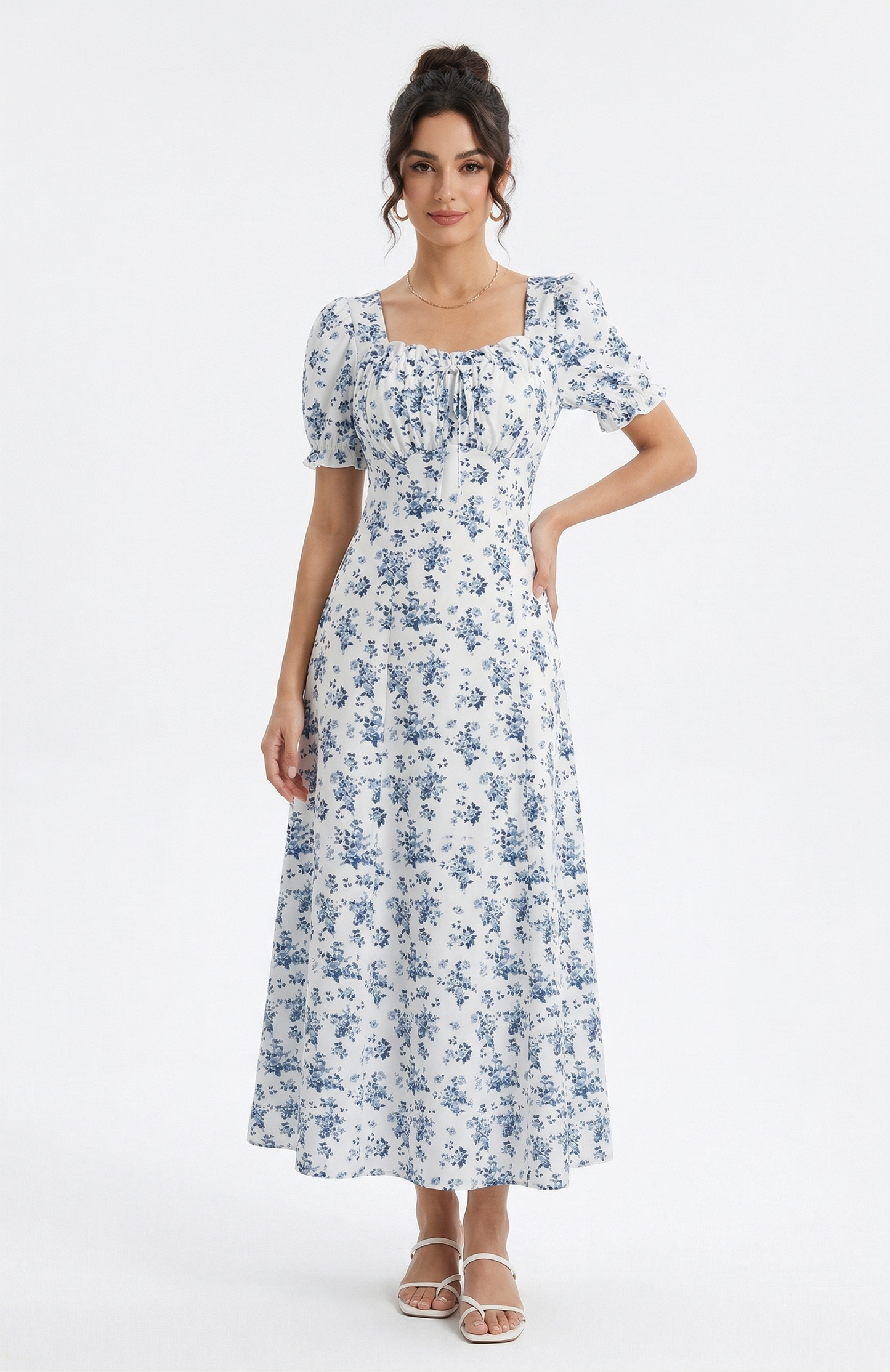 Provence Floral Summer/Spring Dress