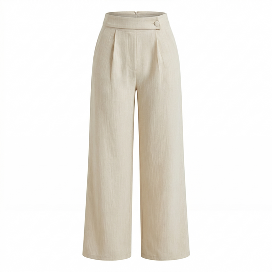 Belgrave Wide Leg Trousers – Elegant High Waist Pants