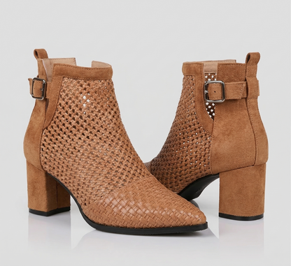 Sienna Woven Ankle Boot