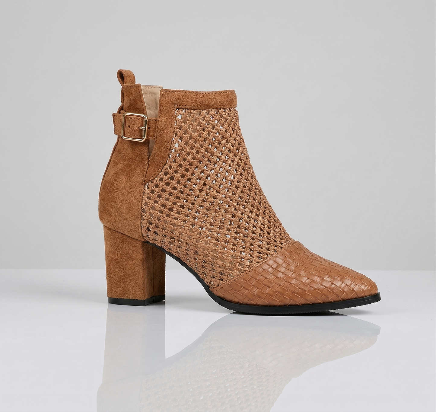 Sienna Woven Ankle Boot